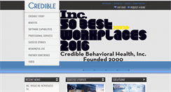 Desktop Screenshot of credibleinc.com